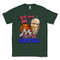 Sports Green Grab your joe let's go Basketball Classic Tee - NancyCooperArtShop