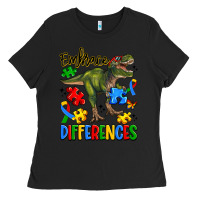 Black embrace differences Ladies Tee - Artiststas