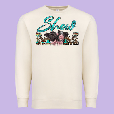 Show Mom Pigs Premium Sweatshirt Designed By Artiststas