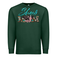 Sports Green show mom pigs Premium Sweatshirt - Artiststas