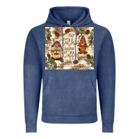 Vintage Denim no talkie before coffee with gnomies Vintage Hoodie - TumblerDesignByShophia