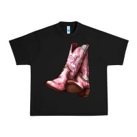 Black Cowgirl boots Urban Heavy Tee - HowdyJamesFarm