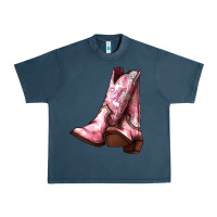 Midnight Navy Cowgirl boots Urban Heavy Tee - HowdyJamesFarm