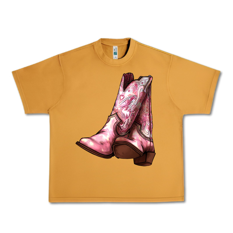 Cowgirl Boots Urban Heavy Tee by HowdyJamesFarm | Teevron