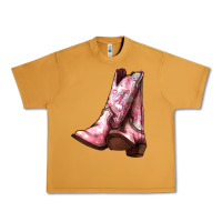 Peanut Butter Cowgirl boots Urban Heavy Tee - HowdyJamesFarm