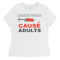 White Vaccines Cause Adults Ladies Tee - Bettercallsaul