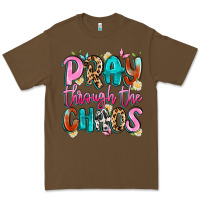 Cacao pray through the chaos Premium Tee - Artiststas
