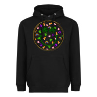 Black st patrick s day smiley face Heavyweight Hoodie - Artiststas