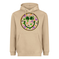 Mushroom st patrick s day smiley face Heavyweight Hoodie - Artiststas