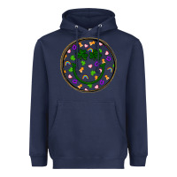 Navy st patrick s day smiley face Heavyweight Hoodie - Artiststas