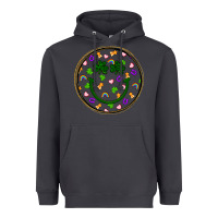 Smoke st patrick s day smiley face Heavyweight Hoodie - Artiststas