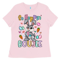 Bubblegum Pink so hoppin boujee Ladies Tee - Artiststas