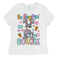 White so hoppin boujee Ladies Tee - Artiststas