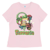 Bubblegum Pink day gift for terraria game jungle halloween Ladies Tee - lanVoArt