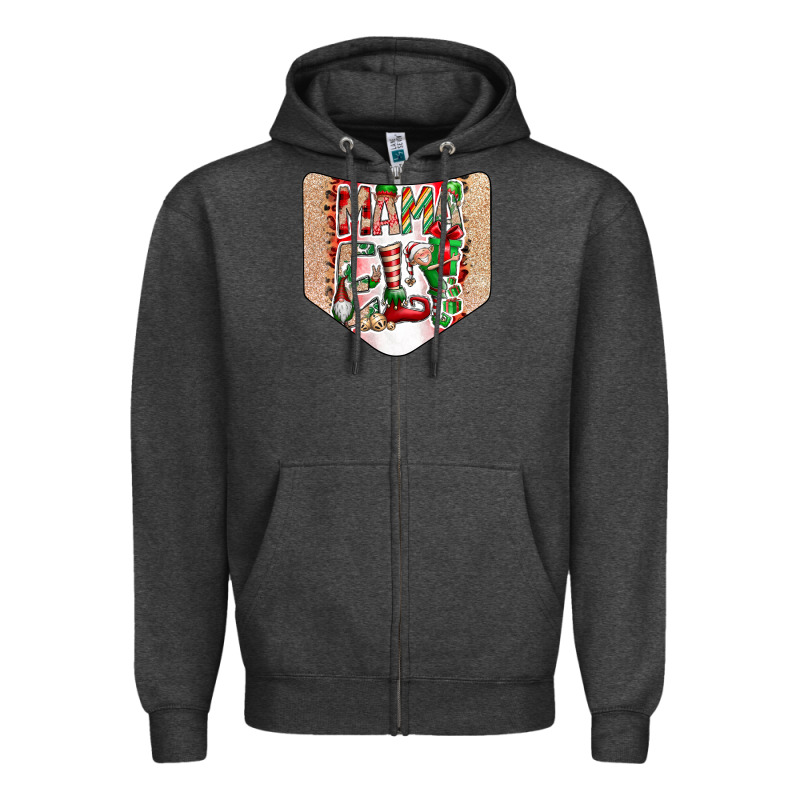 Christmas Pocket Zipper Hoodie by CowhideDigitalArt | Teevron