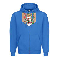 True Royal Christmas Pocket Zipper Hoodie - CowhideDigitalArt