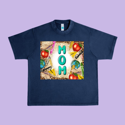 Teacher Mom Mother's Day Urban Heavy Tee Designed By Tumblerdesignbyshophia
