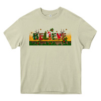 Mossy christmas believe Heavy Core Tee - BundleAndBundleShop