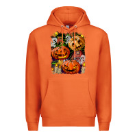 Carrot Halloween Pumpkins Premium Hoodie - BundleAndBundleShop