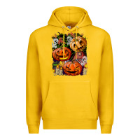 Lemon Halloween Pumpkins Premium Hoodie - BundleAndBundleShop