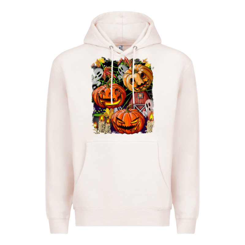 Halloween Pumpkins Premium Hoodie by BundleAndBundleShop | Teevron