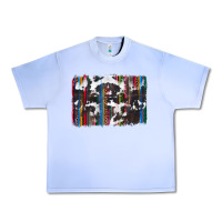Grape Ice cowhide, leopard serape backgraund Urban Heavy Tee - JahusDesignShop