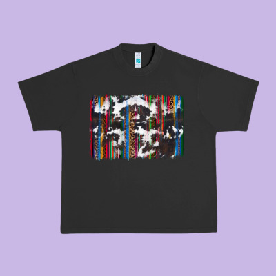 Cowhide, Leopard Serape Backgraund Urban Heavy Tee Designed By Jahusdesignshop