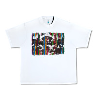 White cowhide, leopard serape backgraund Urban Heavy Tee - JahusDesignShop
