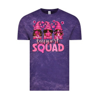 Cloud Purple breast cancer afro gnomies support squad Vintage Tee - texasbilliewilder