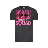 Vintage Black breast cancer afro gnomies support squad Vintage Tee - texasbilliewilder