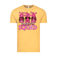 Vintage Mustard breast cancer afro gnomies support squad Vintage Tee - texasbilliewilder