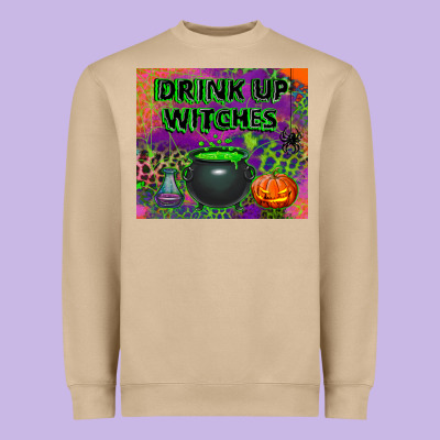 Drink Up Witches Tumbler Heavyweight Sweatshirt Designed By Bundleandbundleshop