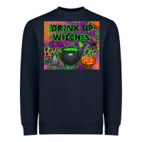 Navy drink up witches tumbler Heavyweight Sweatshirt - BundleAndBundleShop