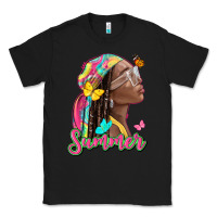 Black summer afro Classic Tee - NancyCooperArtShop