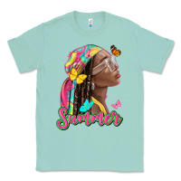 Seafoam summer afro Classic Tee - NancyCooperArtShop