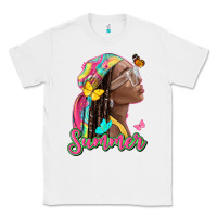 White summer afro Classic Tee - NancyCooperArtShop