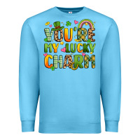 Ocean Blue you're my lucky charm Premium Sweatshirt - Artiststas