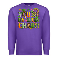 Purple you're my lucky charm Premium Sweatshirt - Artiststas