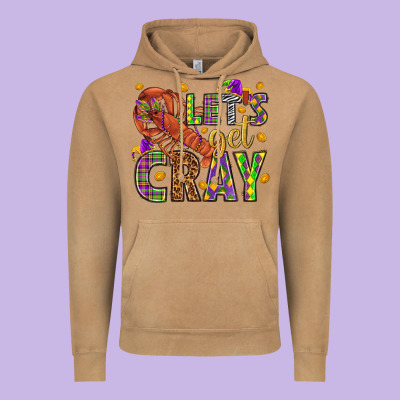 Let's Get Cray Vintage Hoodie Designed By Howdyjamesfarm