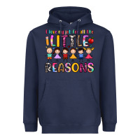 Navy i love my job for all the little reasons Heavyweight Hoodie - Artiststas
