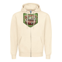 Sandshell Christmas Pocket Zipper Hoodie - CowhideDigitalArt