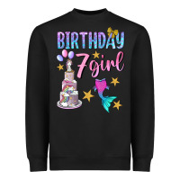 Black birthday girl 7 Heavyweight Sweatshirt - BundleAndBundleShop