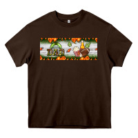 Chocolate Brown football dad Heavy Core Tee - BundleAndBundleShop
