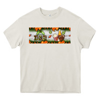 Cream football dad Heavy Core Tee - BundleAndBundleShop
