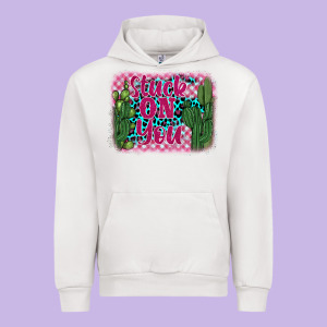 Stuck On You Cactus Urban Hoodie Designed By Barkaloodesign