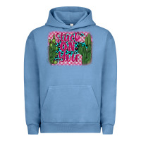 Pigment Pebble Blue stuck on you cactus Urban Hoodie - BarkalooDesign