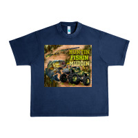 Navy huntin fishin muddin Urban Heavy Tee - TumblerDesignByShophia