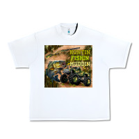 White huntin fishin muddin Urban Heavy Tee - TumblerDesignByShophia