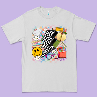 Retro Teacher Premium Tee Designed By Artiststas