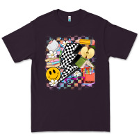 Plum retro teacher Premium Tee - Artiststas